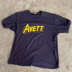 Men's Navy Short Sleeve Tee vintage slim fit